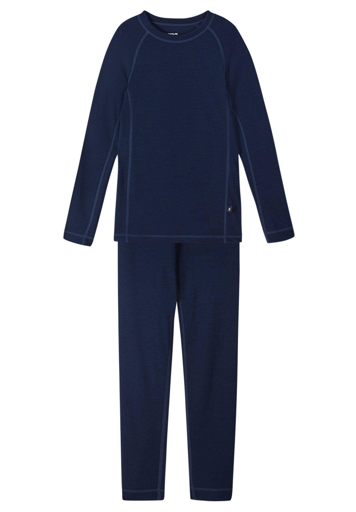 REIMA Kinder Thermowäsche Merino Taitoa blau