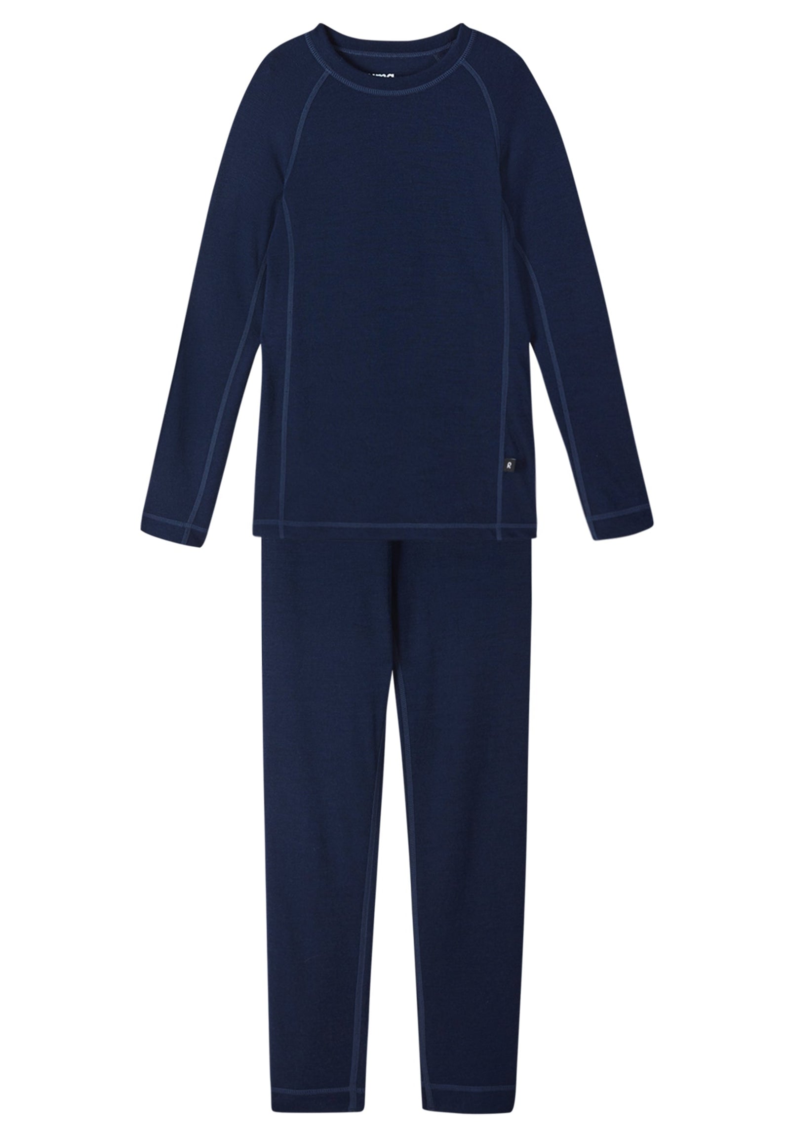 REIMA Kinder Thermowäsche Merino Taitoa blau