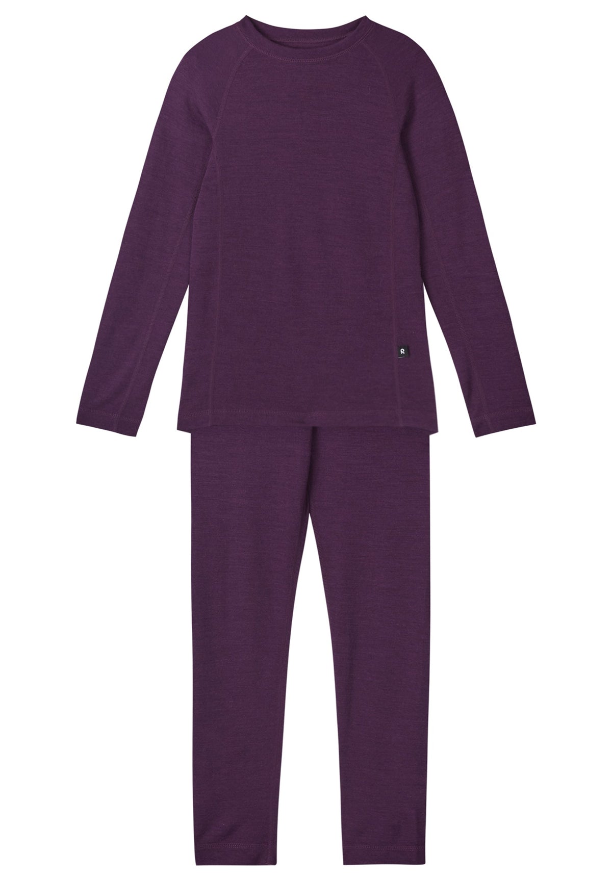 REIMA Kinder Thermowäsche Merino Taitoa violett