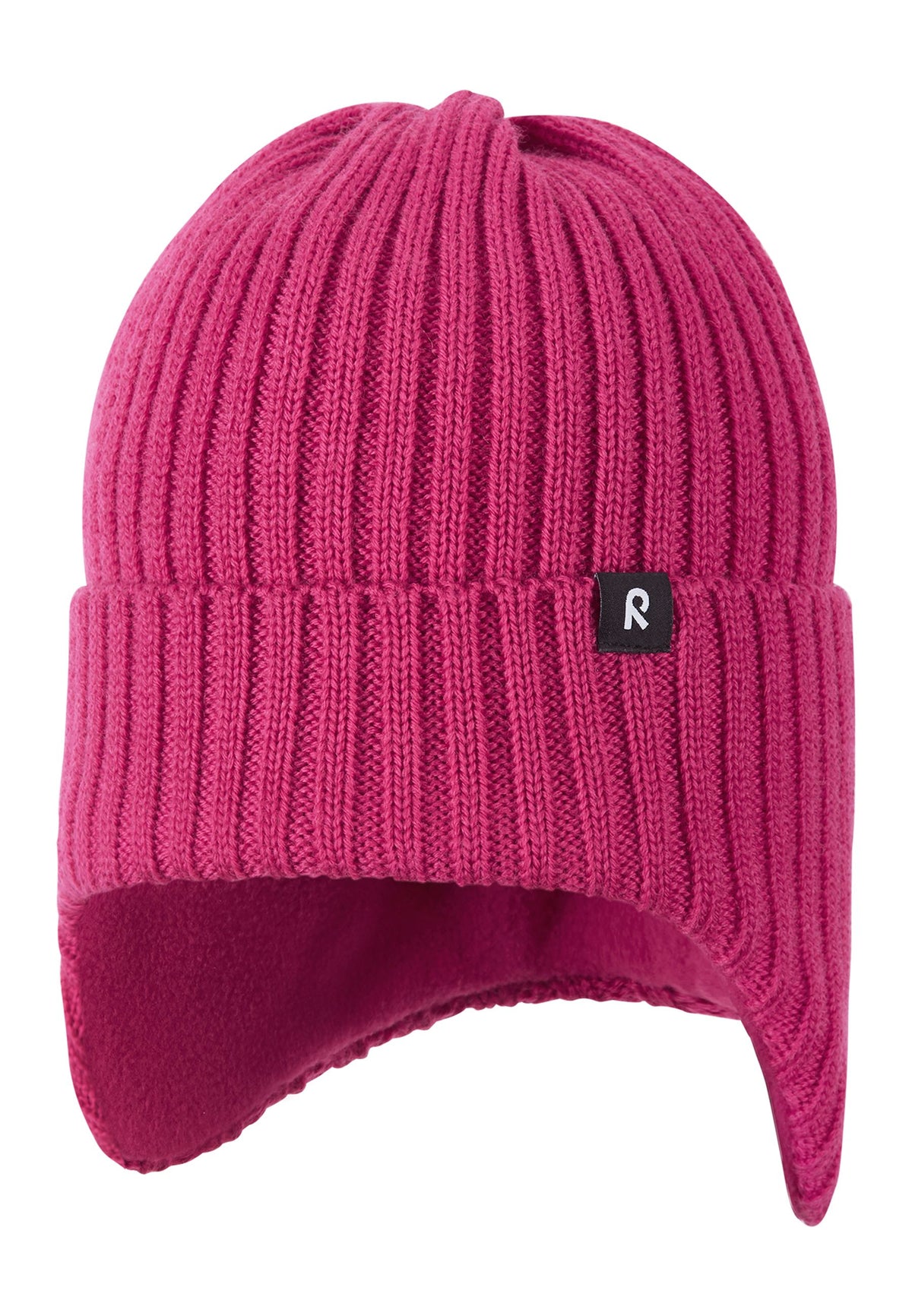 Reima Kinder Wintermütze aus Merinowolle mit winddichten Ohr-Membranen pink