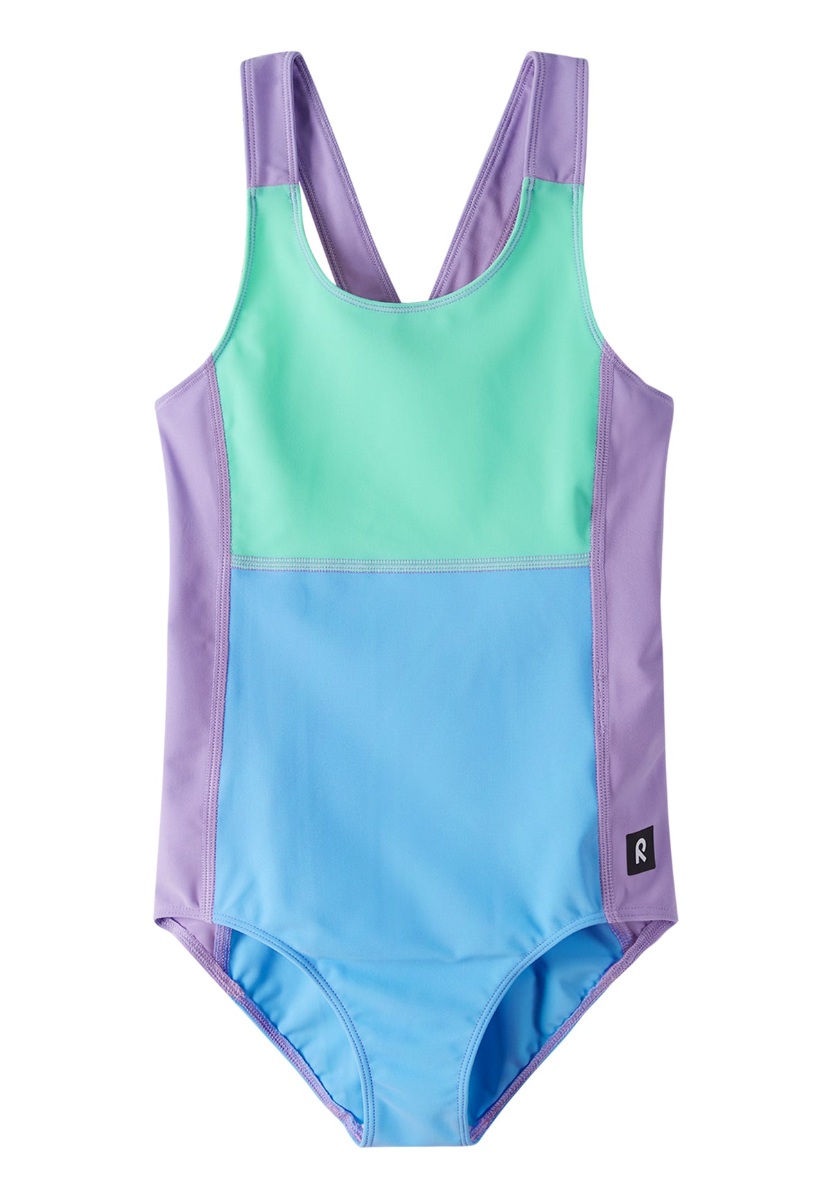 REIMA Mädchen Badeanzug / Schwimmanzug Ulappa 5200482A 6090 lila-blau
