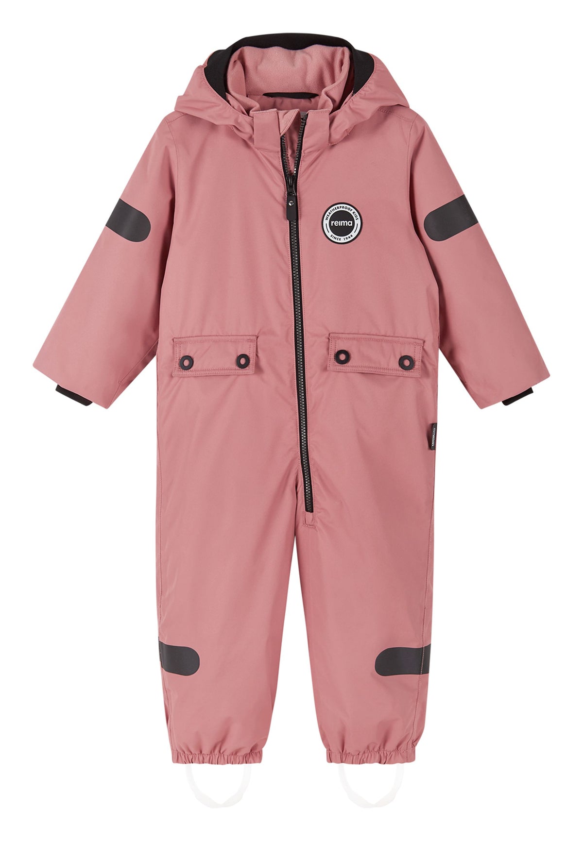 REIMA TEC gefütterter Kinder Übergangsoverall / Regenoverall Marte Mid rosa 