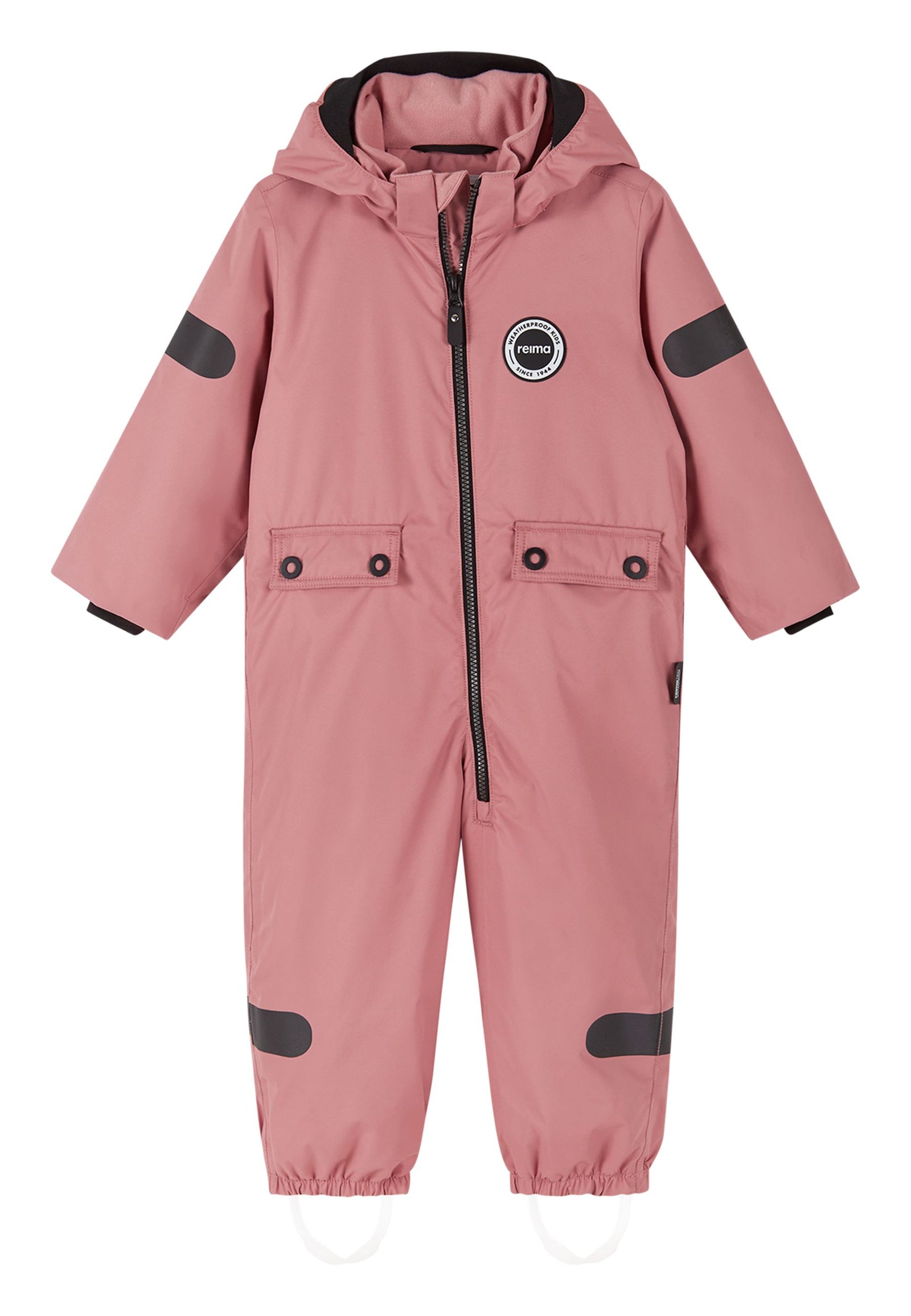 REIMA TEC gefütterter Kinder Übergangsoverall / Regenoverall Marte Mid rosa 