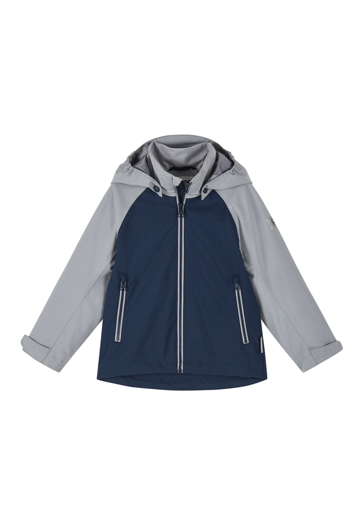 REIMA TEC Kinder Regenjacke/Alltagsjacke Sulkava blau-grau