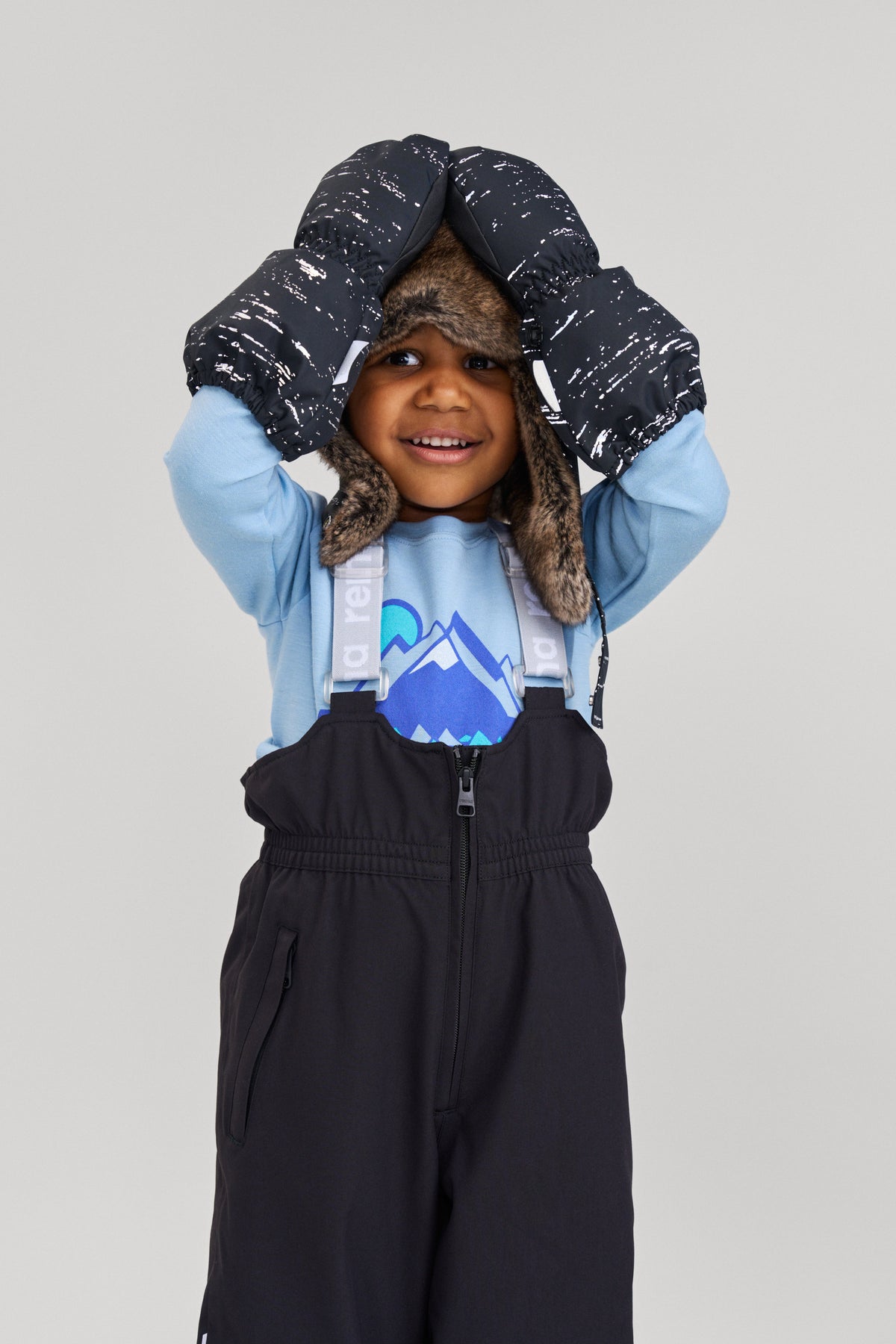 Reima-TEC Kinder Skihose Juoni schwarz