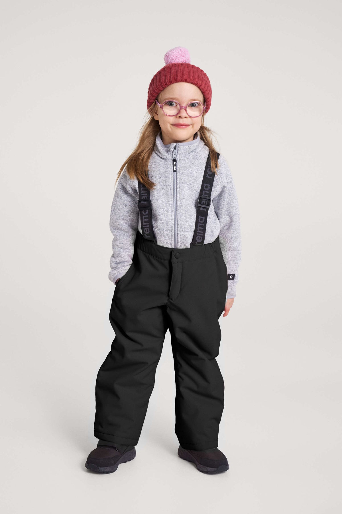 Reima-TEC Kinder Skihose Loikin schwarz