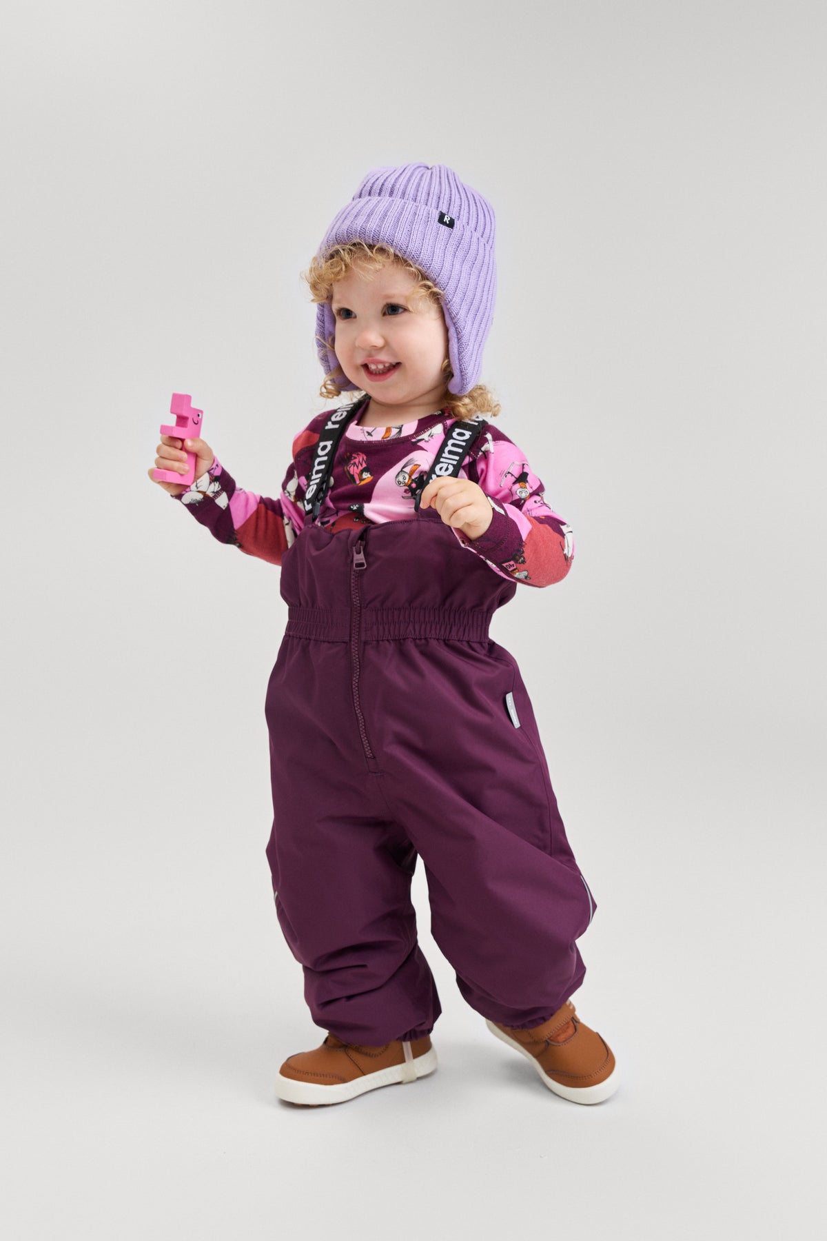 Reima-TEC Kinder Skihose Matias violett