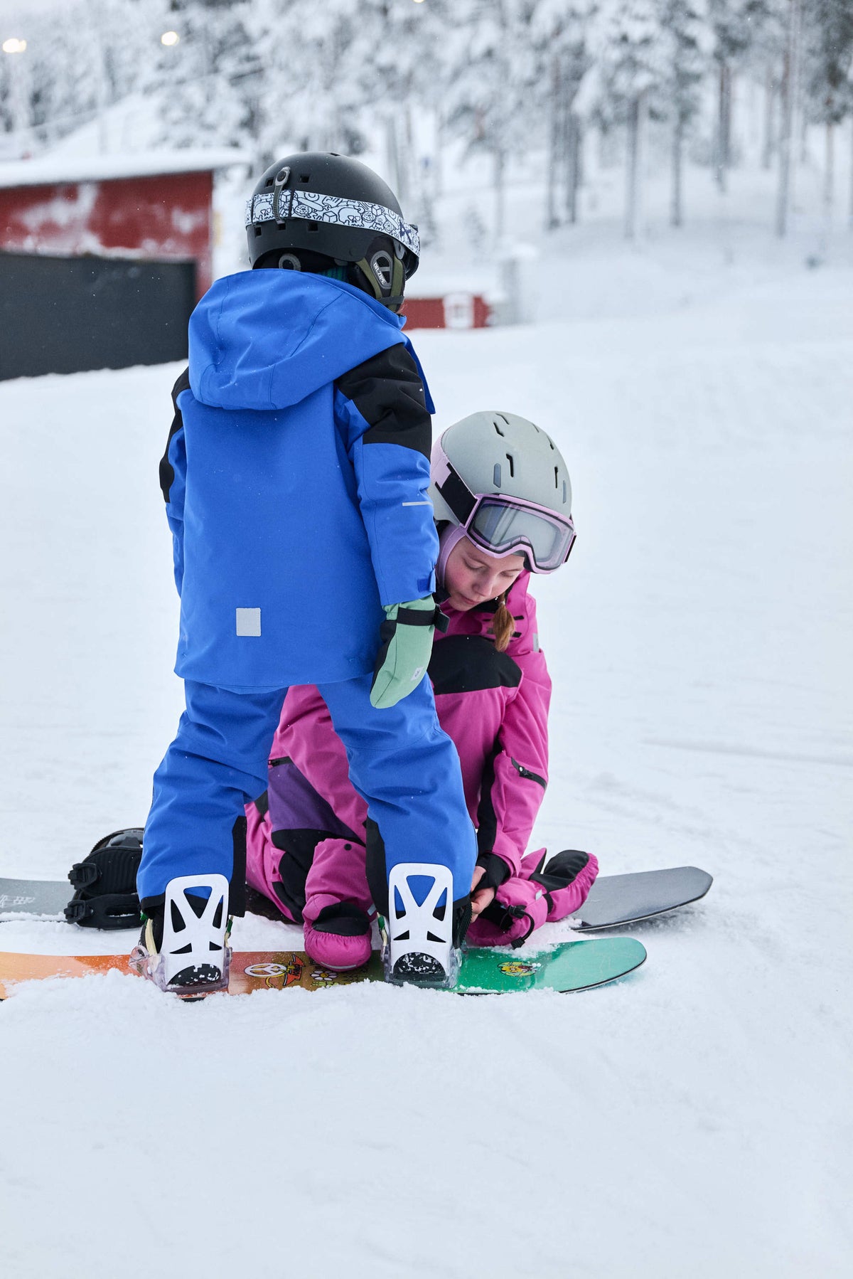 Reima-TEC Kinder Skijacke Rautas blau