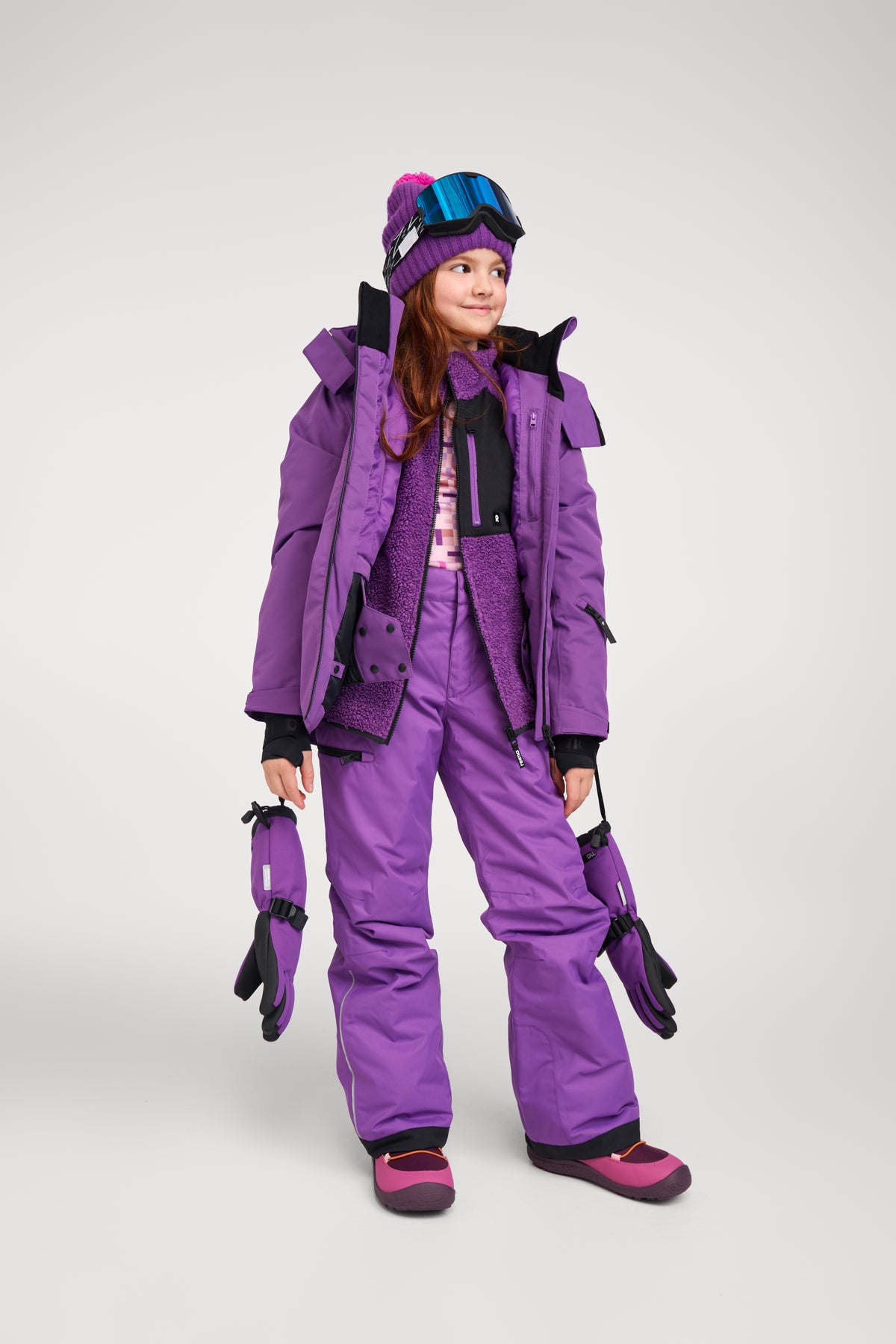 Reima-TEC Kinder Skihose Terrie violett