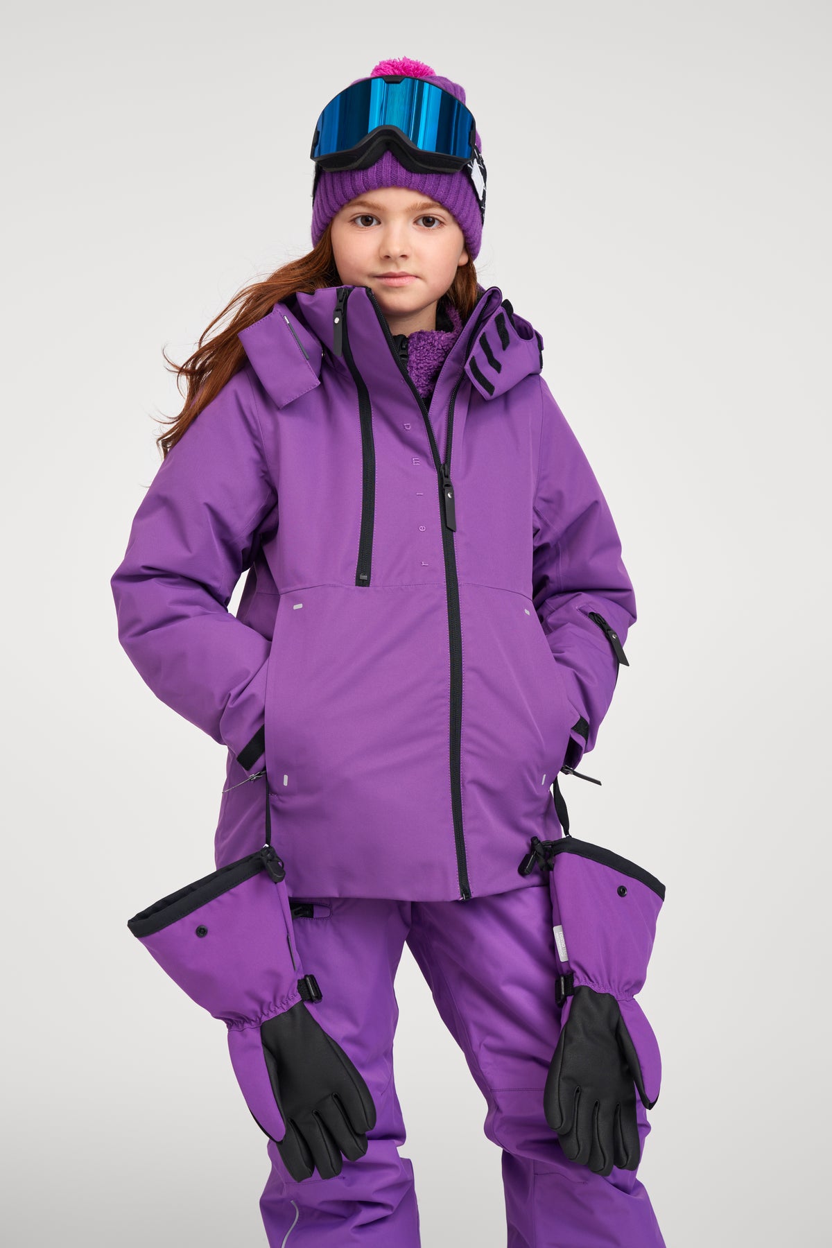 Reima-TEC Kinder Skijacke Perille violett