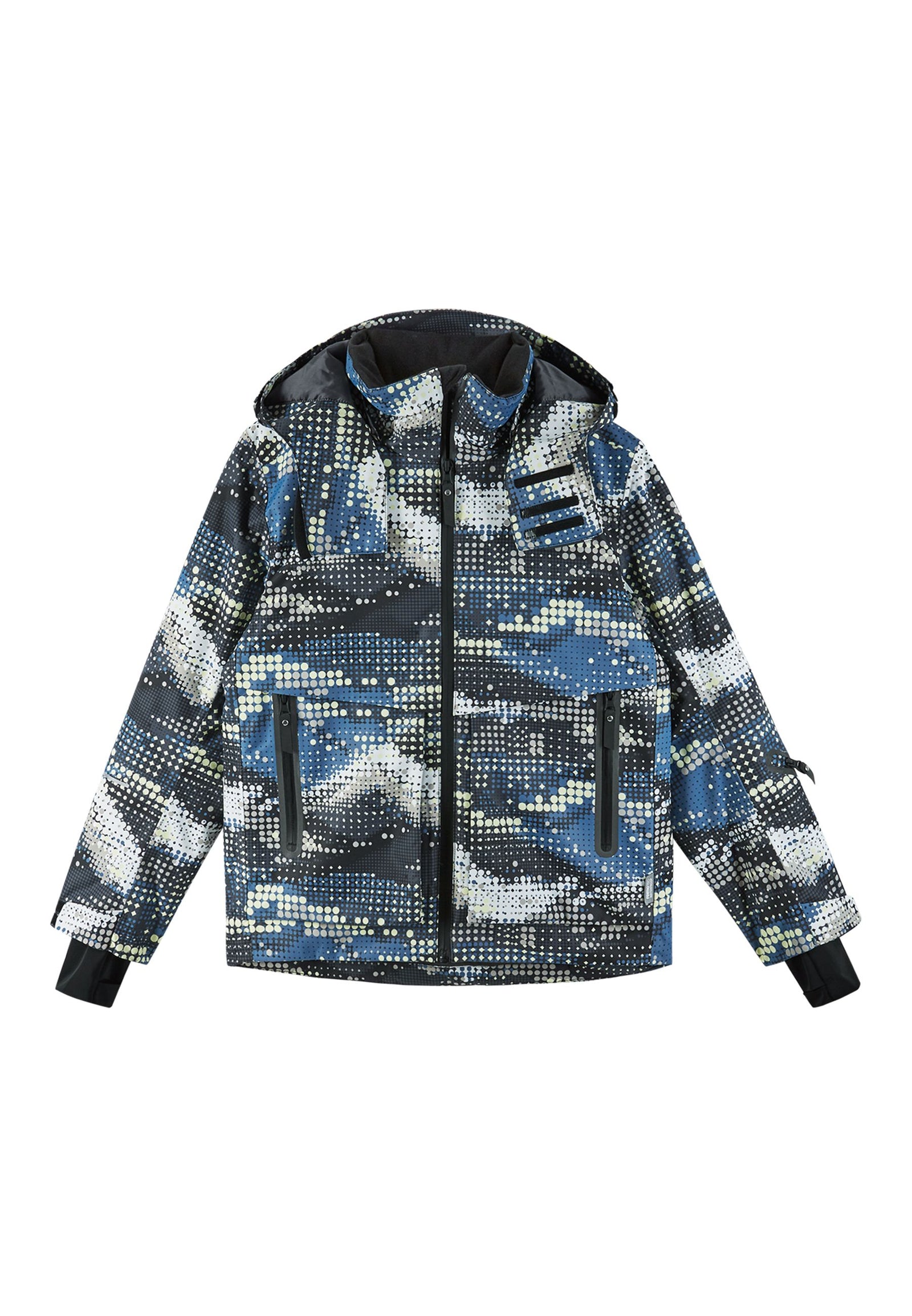 REIMA TEC Kinder Skijacke/Winterjacke Tirro 5100075B schwarz/blau 9784

