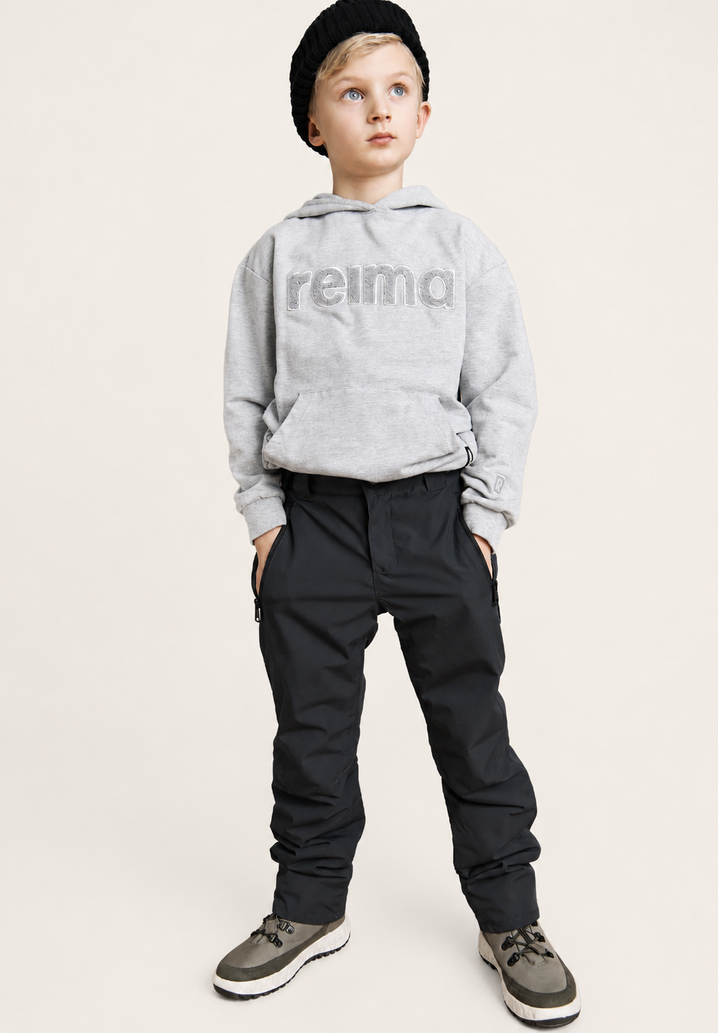 Reima-TEC dünne Skihose / Übergangshose Sild schwarz