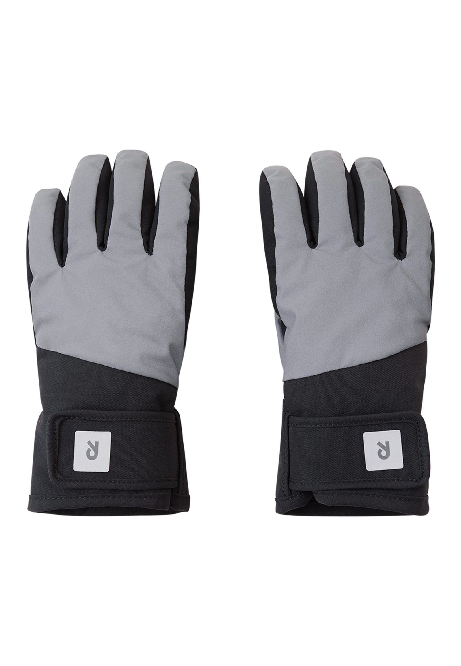 REIMA TEC Kinder Winterfäustlinge / Winterhandschuhe Kajastus schwarz/reflektierend 