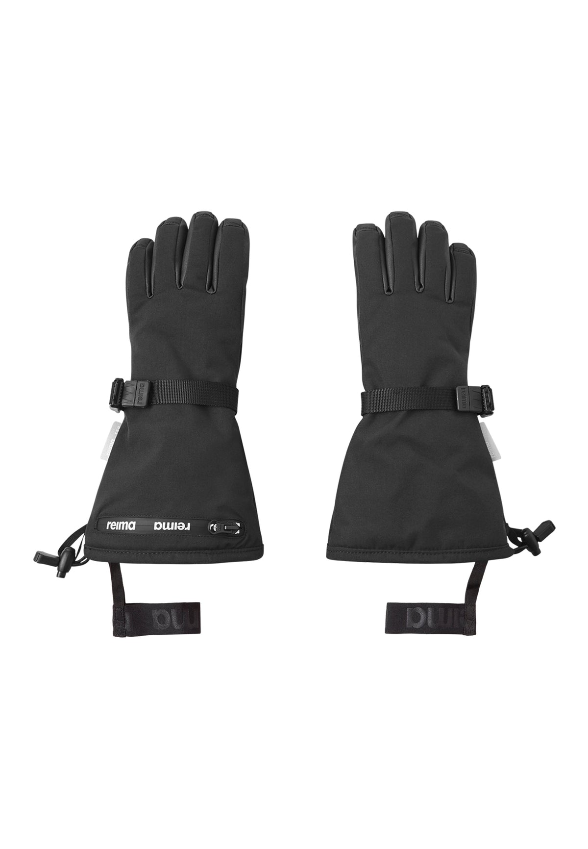 REIMA TEC Kinder Winterhandschuhe / Fingerhandschuhe Skimba schwarz