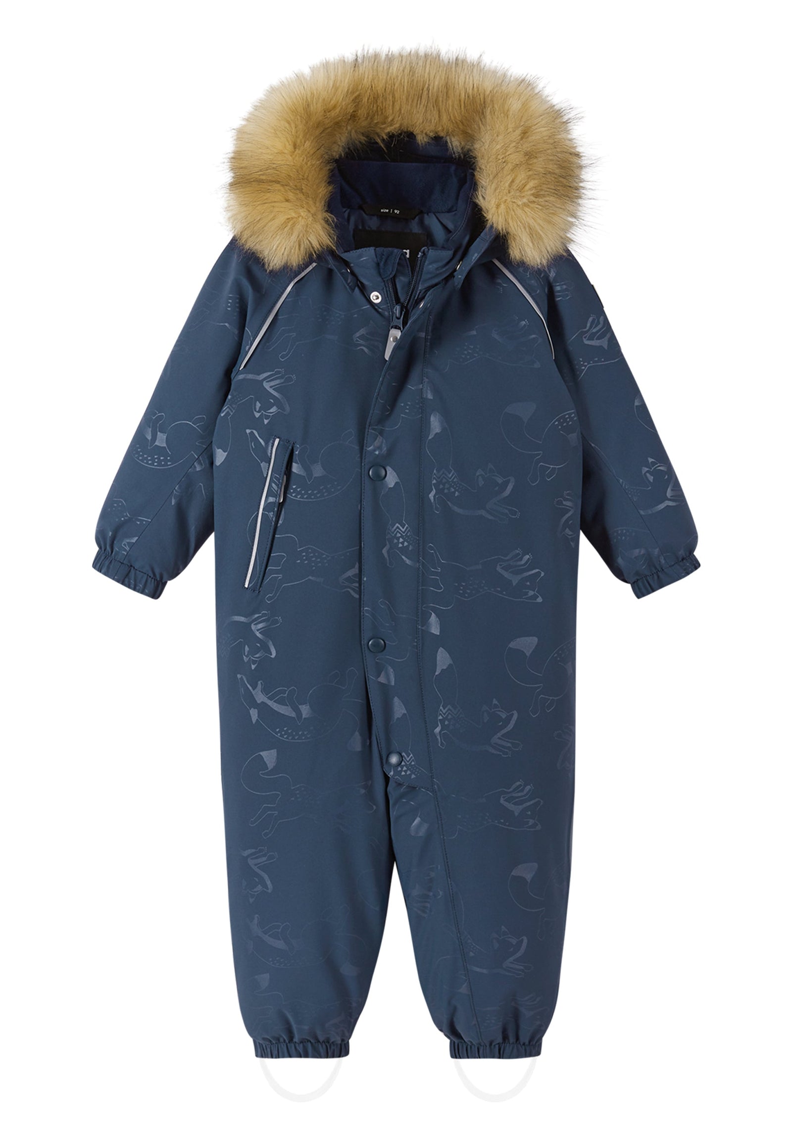 REIMA TEC Kinder Winteroverall / Skianzug extra warm Aapua blau