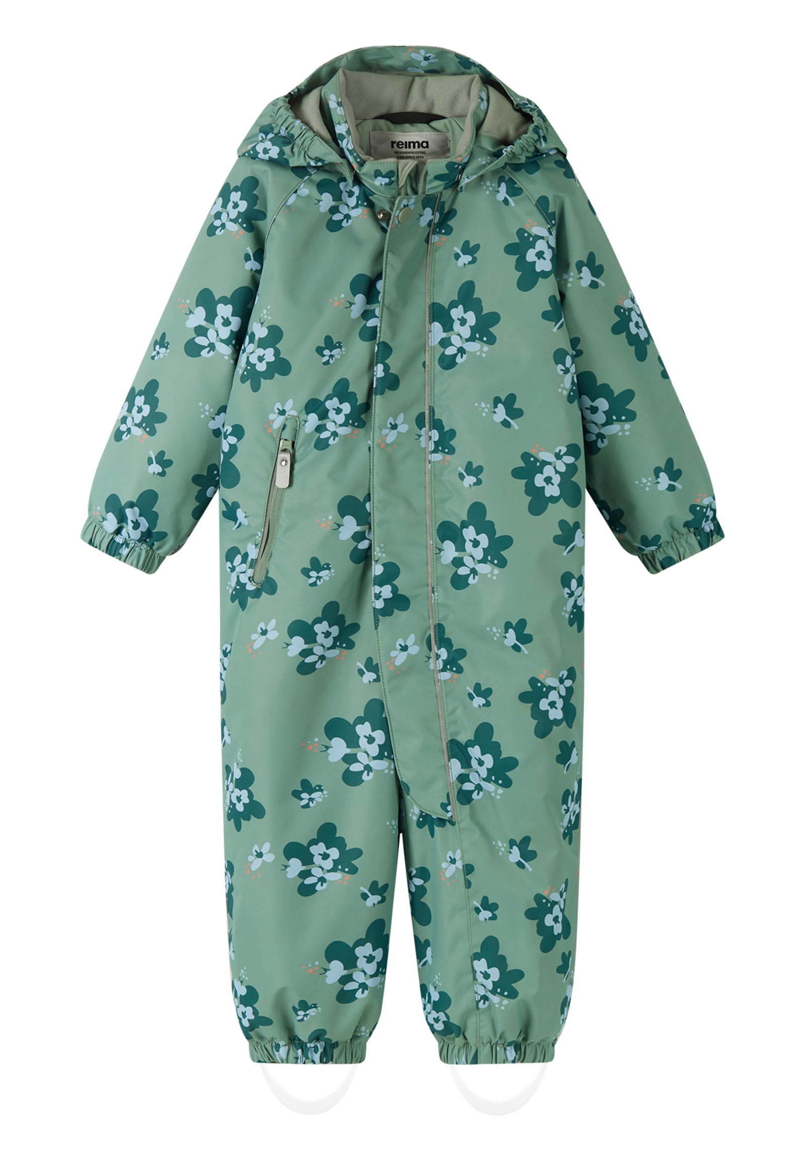 Reima-TEC Kinder Winteroverall Puhuri mint geblümt