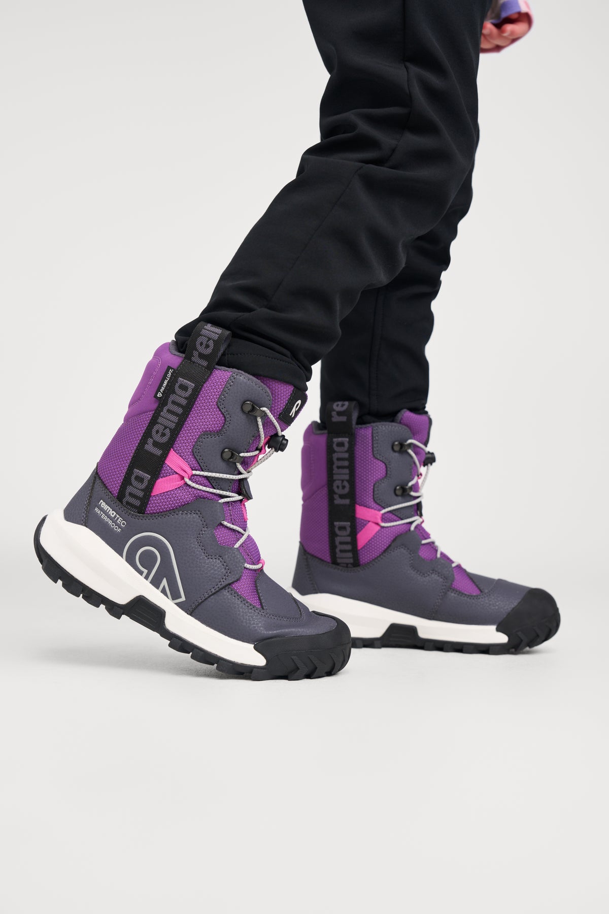Reima TEC Kinder Winterstiefel / Winterschuh Finlander violett 