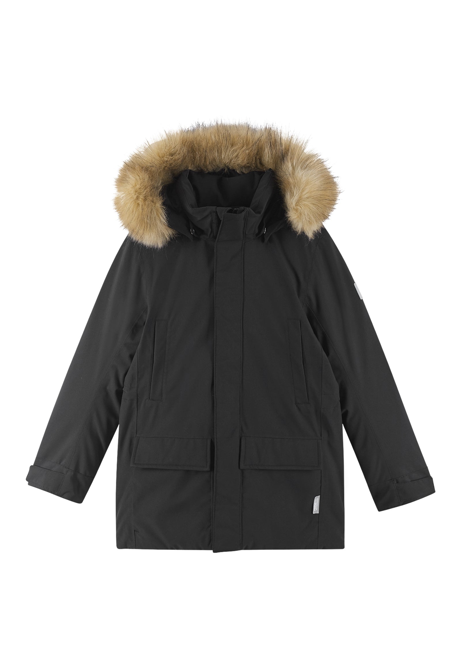 REIMA TEC warme Kinder Winterjacke / Winterparka Serkkula schwarz