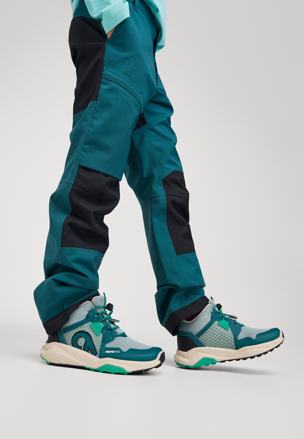 REIMA TEC Kinder wasserdichter Sneaker Kiritin grün