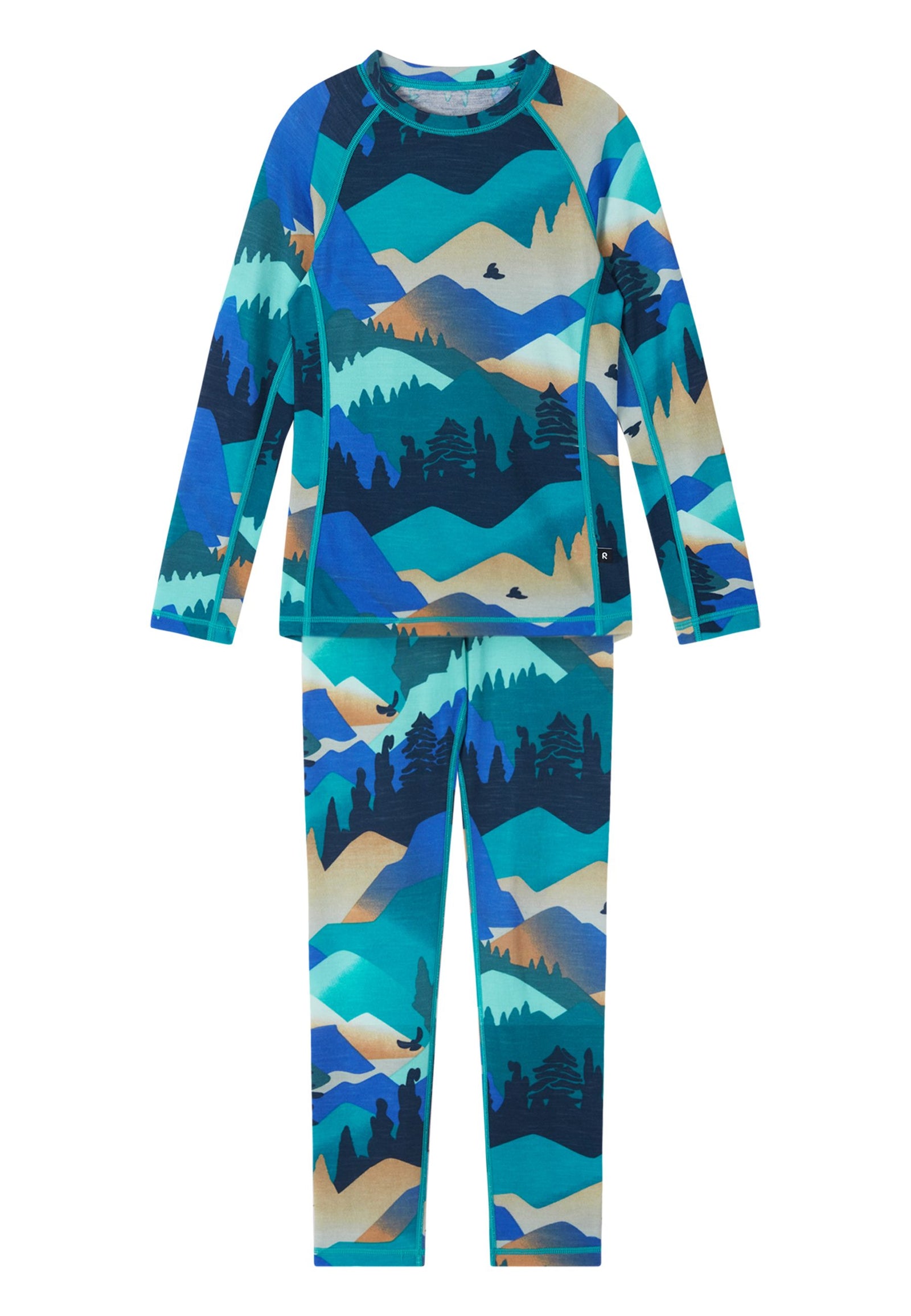 Reima Kinder Thermowäsche-Set Taitoa blau