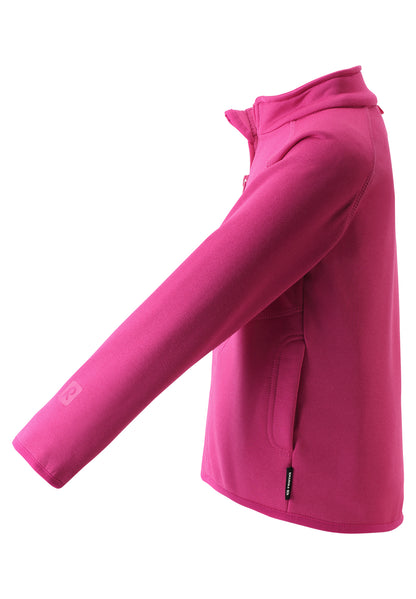 REIMA Jacke Velours-Fleece Klippe/Toimiva/Kahvilla<br> Gr. 80 bis 140<br>atmungsaktiv<br> innen weiches funktinonelles Velours<br> aussen glattes Material <br>zum Separat- oder Darunter-Tragen<br> Druckknöpfe für Einknöpfsystem<br> warm, 255 g/m2 Dicke