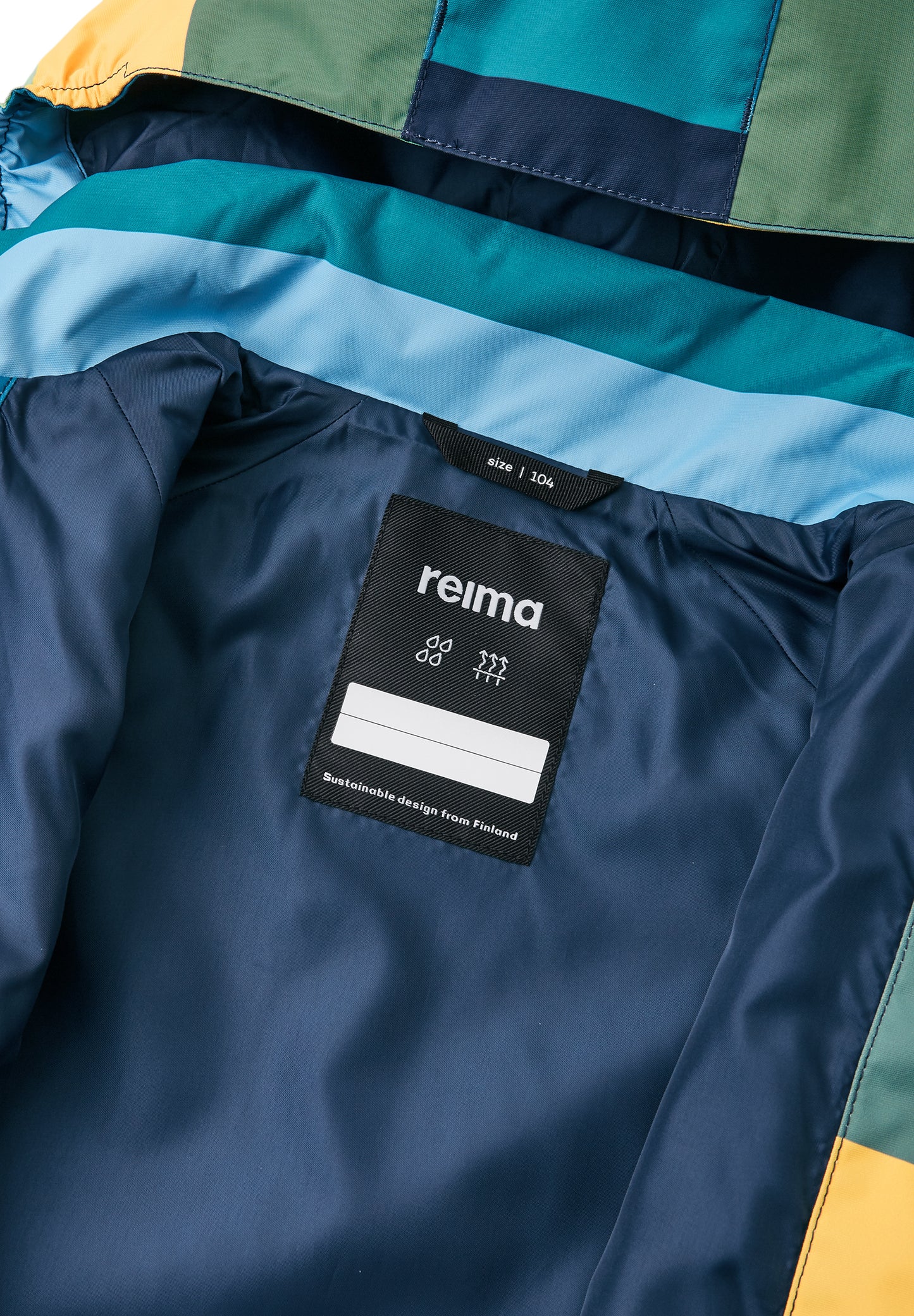 REIMA TEC Übergangs- und Regen-Jacke <br>Finbo <br> Gr. 98 <br>WS 10'000 mm