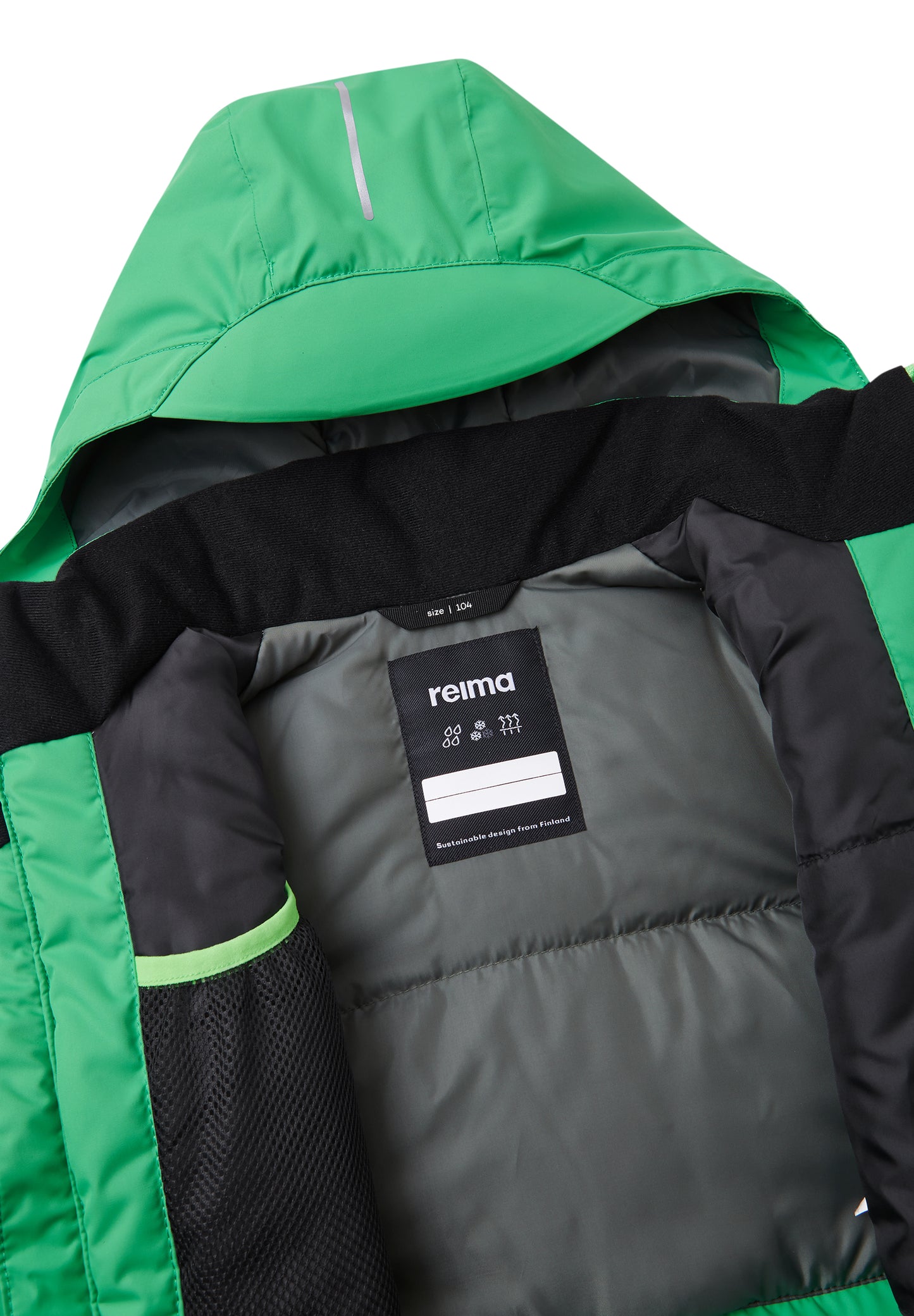 REIMA TEC Skijacke/Winterjacke<br> Kairala <br>Gr. 104 bis 140<br> Schneefang & verstellbare Ärmelbündchen mit Lycraeinsätzen <br>funktionelle Details<br> WS 12'000 mm