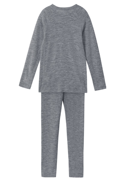 REIMA Thermo-Set Shirt+Hose Merinowolle/Tencel-Lyocell<br> Kinsei<br> Gr. 100, 110, 120, 140 <br> Merino/Tencel <br>natürlich&temperaturausgleichend<br> warm, 180g/m2 Dicke