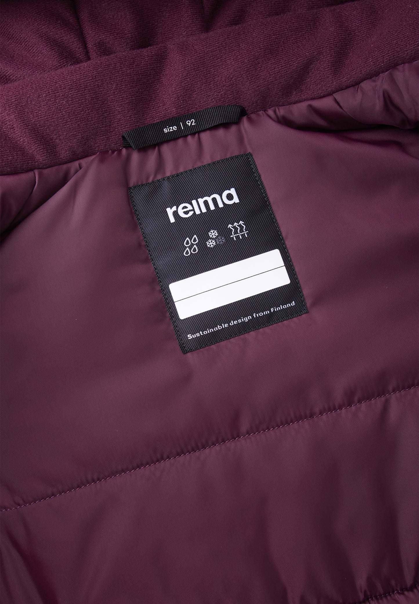 REIMA TEC Winterjacke Kuhmoinen AKTIONSFARBE <br>Gr. 80, 86 <br> Taille regulierbar<br> WS 10'000