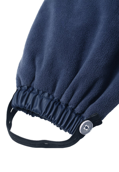 REIMA gefütterte Regenhose/Matschhose <br>Loiske <br>Gr. 98, 104, 110, 116, 128<br> mit Fleece gefüttert <br>abnehmbare Fussgummi<br>WS 10'000 mm