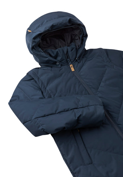 REIMA warme 2in1 Daunen-Jacke mit Gilet-Funktion <br>Porosein <br>Gr. 110, 116, 122, 134, 140, 152<br> echte zertifizierte Daune, waschbar <br>Gilet separat tragbar<br> WS 10'000 mm