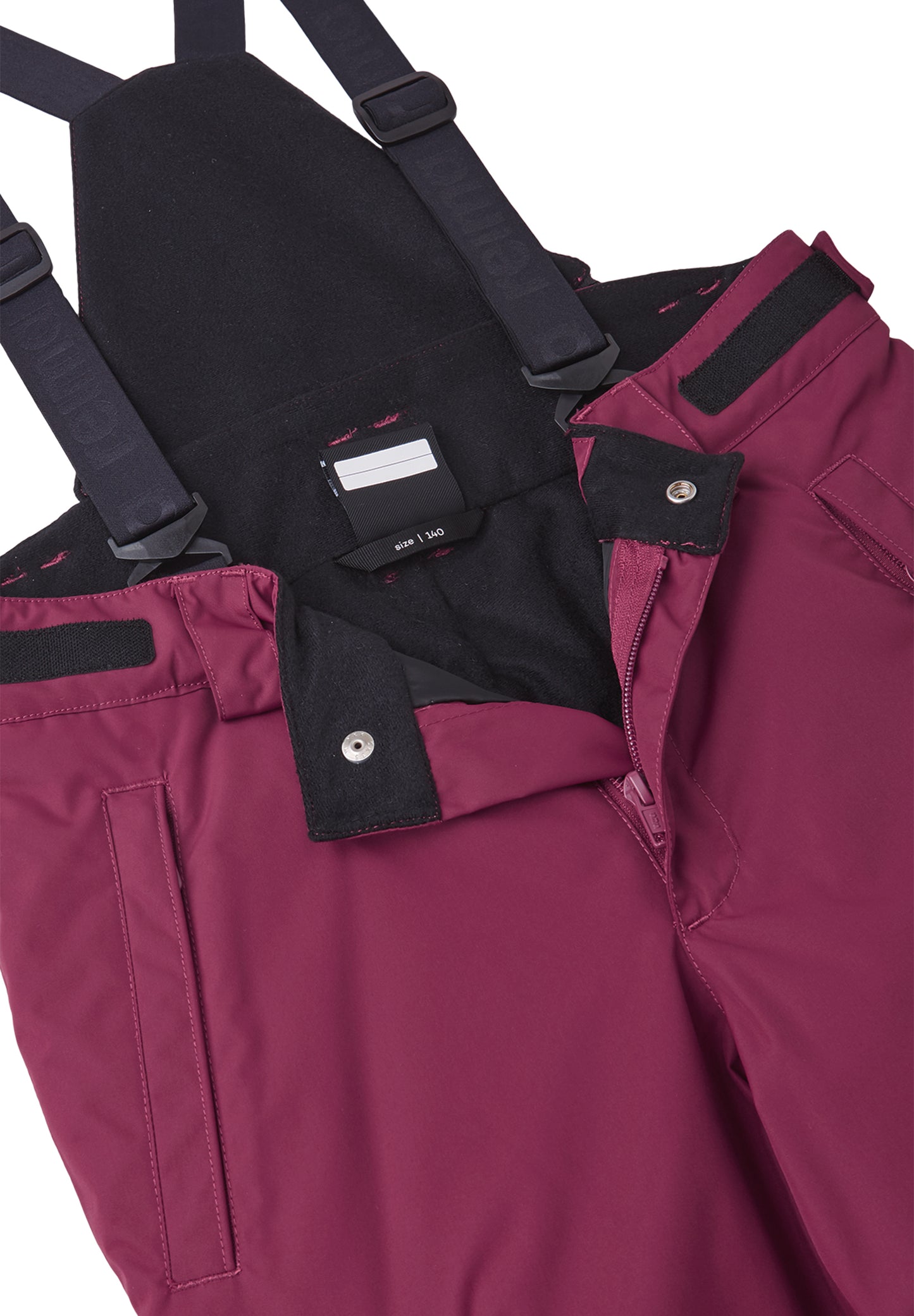 REIMA TEC+ Skihose AKTIONSFARBE<br> Terrie<br> Gr. 110, 116, 140, 146, 152, 158, 164 <br>Po-Bereich mit Fleece isoliert<br> abnehmbare Träger, Schneefang am Beinende, Taille regulierbar<br> WS 12'000 mm