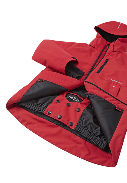 REIMA TEC Skijacke/Winterjacke Tieten <br>Gr. 128, 140<br> Schneefang & verstellbare Ärmelbündchen mit Lycraeinsätzen<br> funktionelle Details<br> WS 10'000 mm