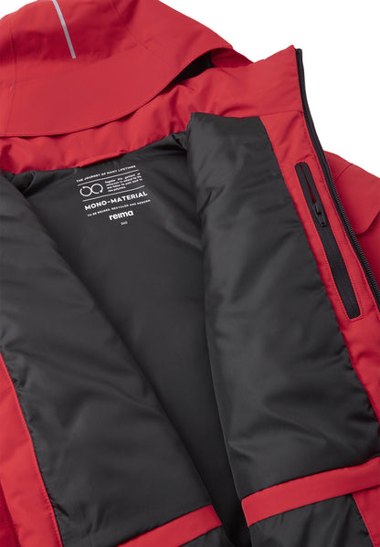 REIMA TEC Skijacke/Winterjacke Tieten <br>Gr. 128, 140<br> Schneefang & verstellbare Ärmelbündchen mit Lycraeinsätzen<br> funktionelle Details<br> WS 10'000 mm