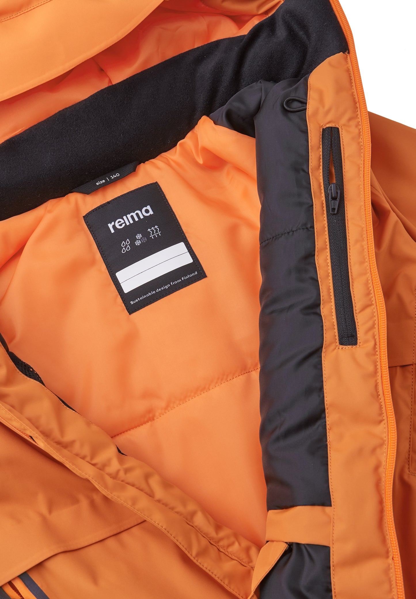 REIMA TEC Skijacke/Winterjacke<br> Tirro <br>Gr. 128, 140, 146, 152, 164<br> Schneefang & verstellbare Ärmelbündchen mit Lycraeinsätzen<br> Lüftungs-Reissverschlüsse<br>funktionelle Details<br> WS 12'000 mm