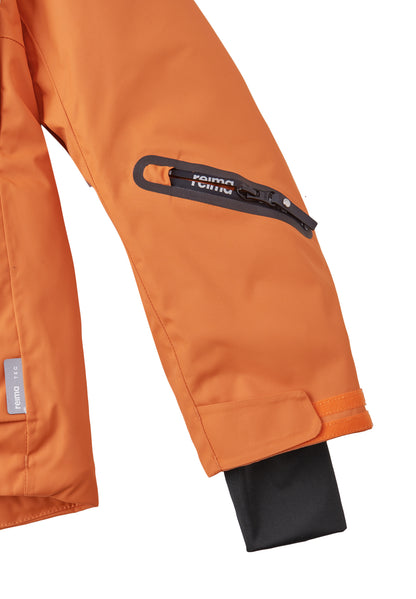 REIMA TEC Skijacke/Winterjacke<br> Tirro <br>Gr. 128, 140, 146, 152, 164<br> Schneefang & verstellbare Ärmelbündchen mit Lycraeinsätzen<br> Lüftungs-Reissverschlüsse<br>funktionelle Details<br> WS 12'000 mm