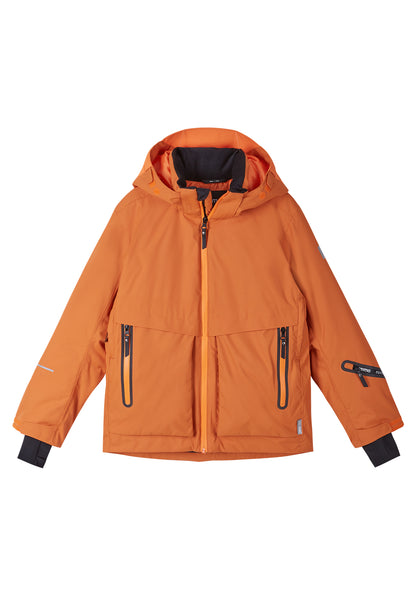 REIMA TEC Kinder Skijacke / Winterjacke Tirro orange braun 5100075A 1470