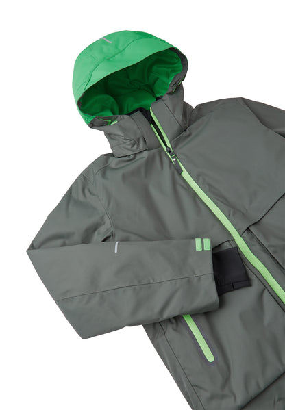 REIMA TEC Skijacke/Winterjacke<br> Tirro <br>Gr. 146 - 164<br> Schneefang & verstellbare Ärmelbündchen mit Lycraeinsätzen<br> Lüftungs-Reissverschlüsse<br>funktionelle Details<br> WS 12'000 mm