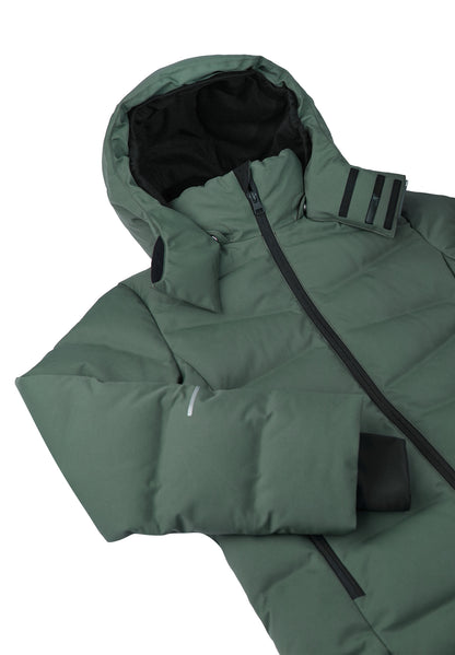 REIMA TEC warme Daunen-Skijacke/Winterjacke<br> Vaattunki <br>Gr. 134, 146<br>echte zertifizierte Daune<br> Schneefang&verstellbare Ärmelbündchen<br> WS 10'000 mm