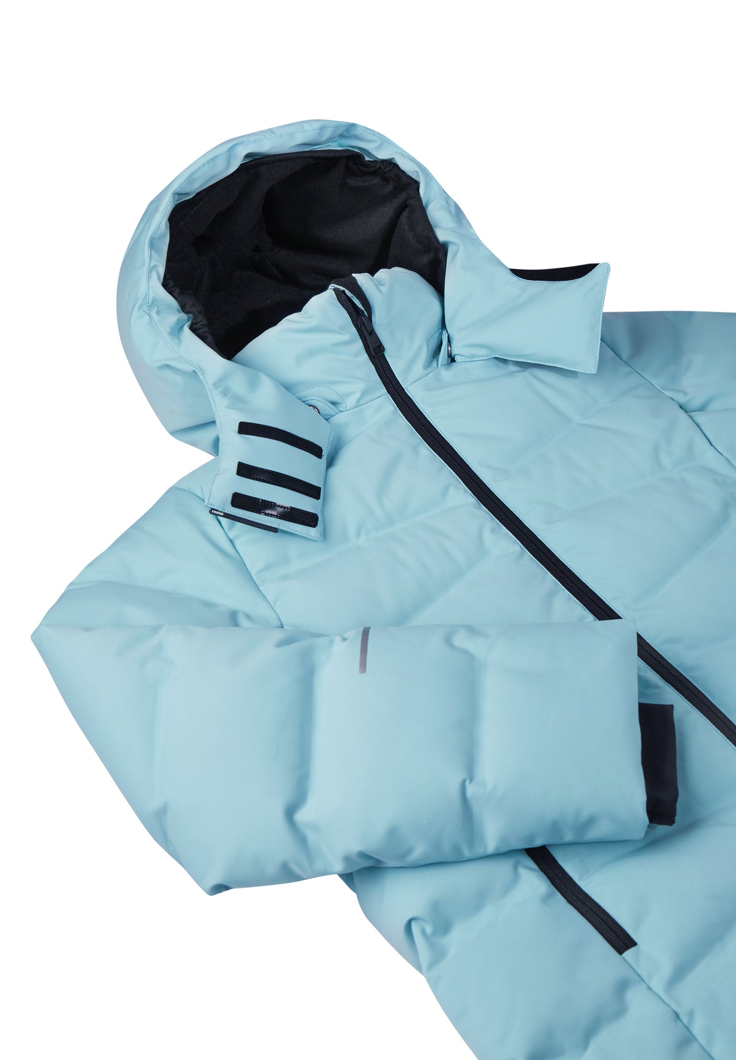 REIMA TEC warme Daunen-Skijacke/Winterjacke <br>Vanttaus <br>Gr. 152, 164 <br> echte zertifizierte Daune, waschbar<br> Schneefang & verstellbare Ärmelbündchen mit Lycraeinsätzen mit Daumenloch<br> WS 10'000 mm