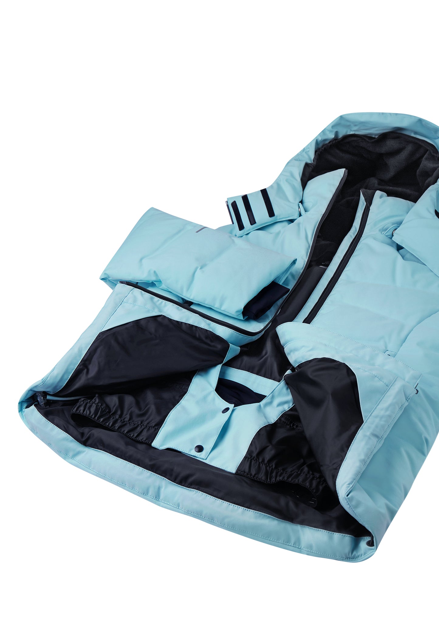 REIMA TEC warme Daunen-Skijacke/Winterjacke <br>Vanttaus <br>Gr. 152, 164 <br> echte zertifizierte Daune, waschbar<br> Schneefang & verstellbare Ärmelbündchen mit Lycraeinsätzen mit Daumenloch<br> WS 10'000 mm