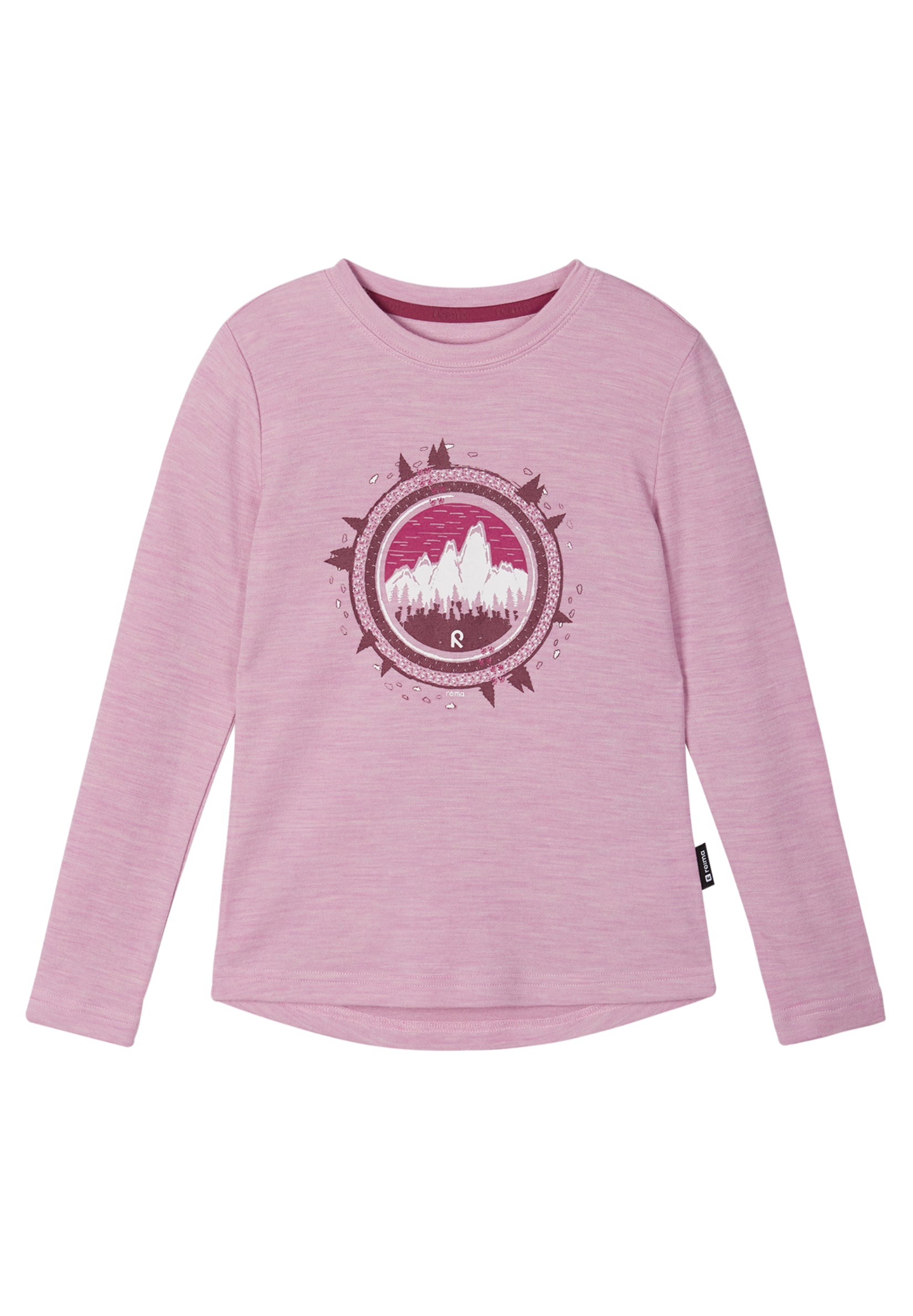 REIMA Kinder Merinoshirt / Thermoshirt Viluton rosa 5200011A-4550