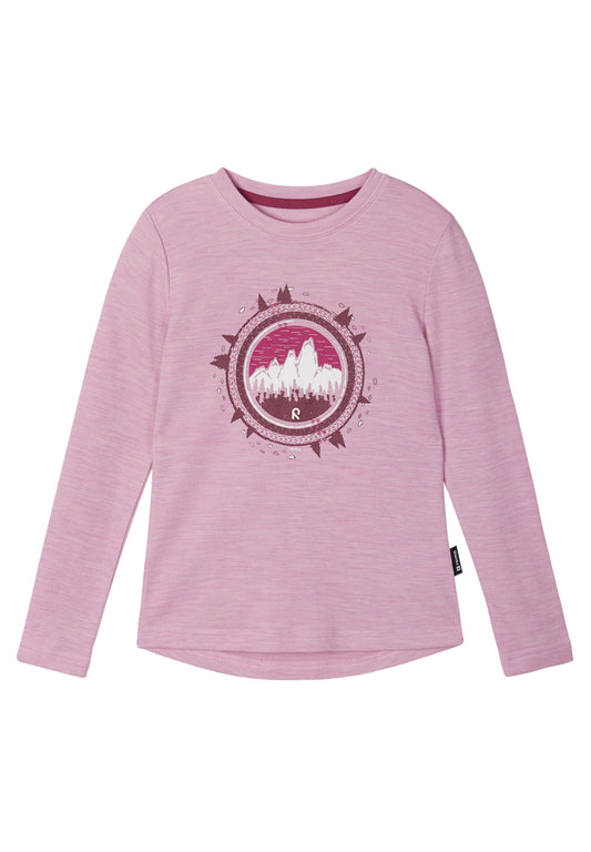 REIMA Kinder Merinoshirt / Thermoshirt Viluton rosa 5200011A-4550