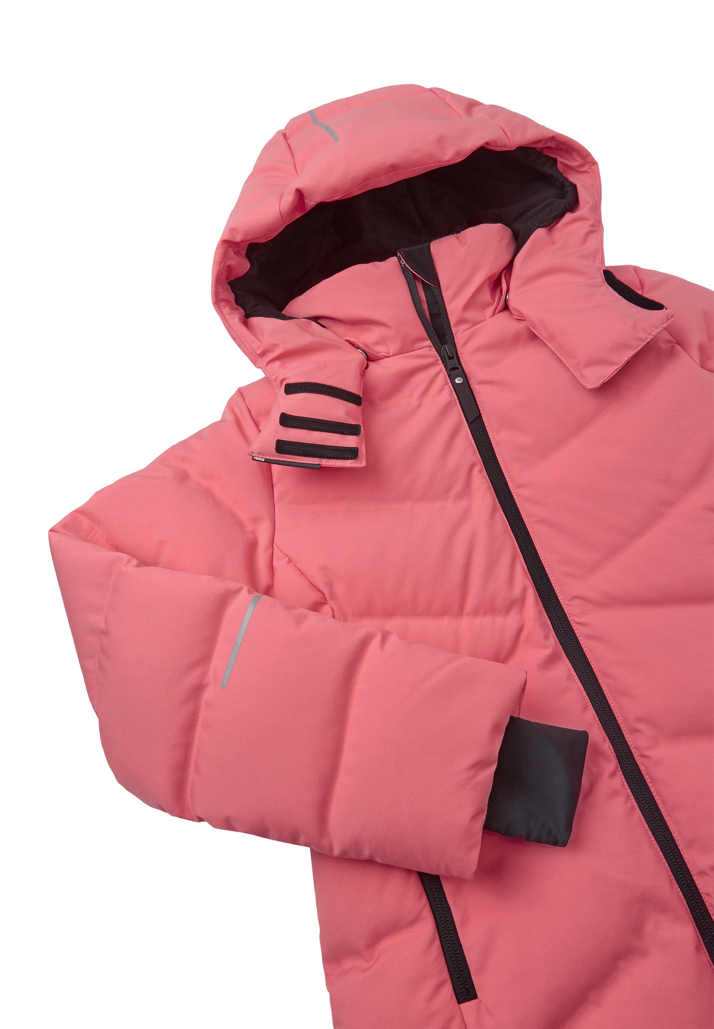 REIMA TEC warme Mädchen Daunen-Skijacke/Winterjacke <br>Vanttaus/Vuono <br>Gr. 104 bis 164 <br> echte zertifizierte Daune, waschbar<br> Schneefang & verstellbare Ärmelbündchen mit Lycraeinsätzen mit Daumenloch<br> funktionelle Details <br> WS 10'000 mm